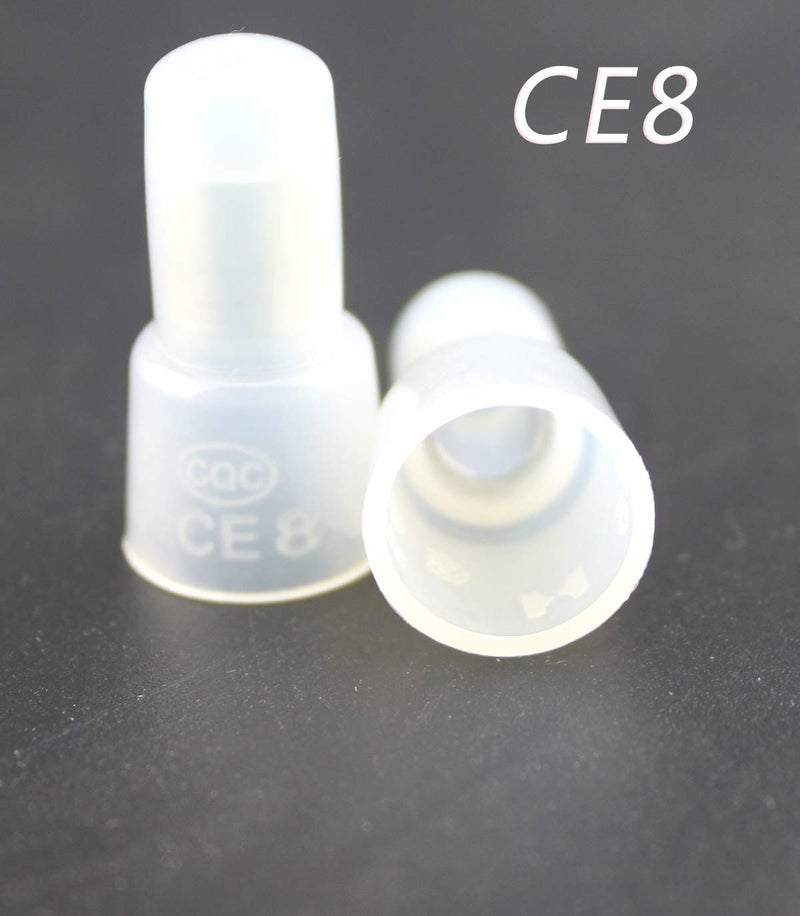 Rextin 100pcs CE8 Closed End Wire Crimp Connectors Protective Wire Crimp Cap Wire connectors Terminals (CE8) - Image 4